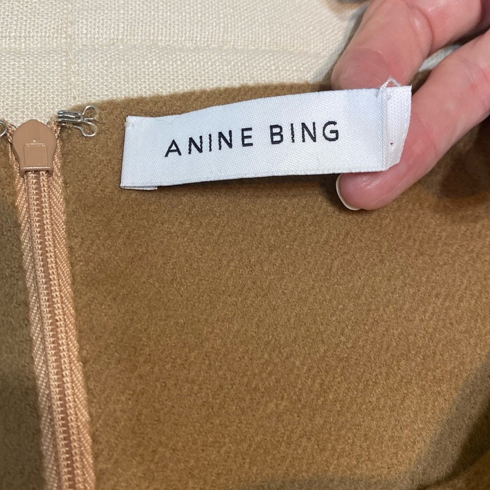 Anine Bing Lyn Skirt in Camel - Picture 10 of 16